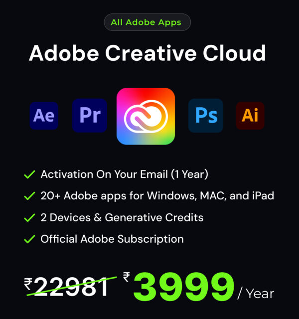Adobe Creative Cloud  - Official Subscription